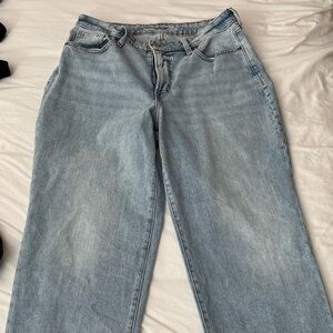 Old Navy Women's Light Blue Straight Leg Jeans